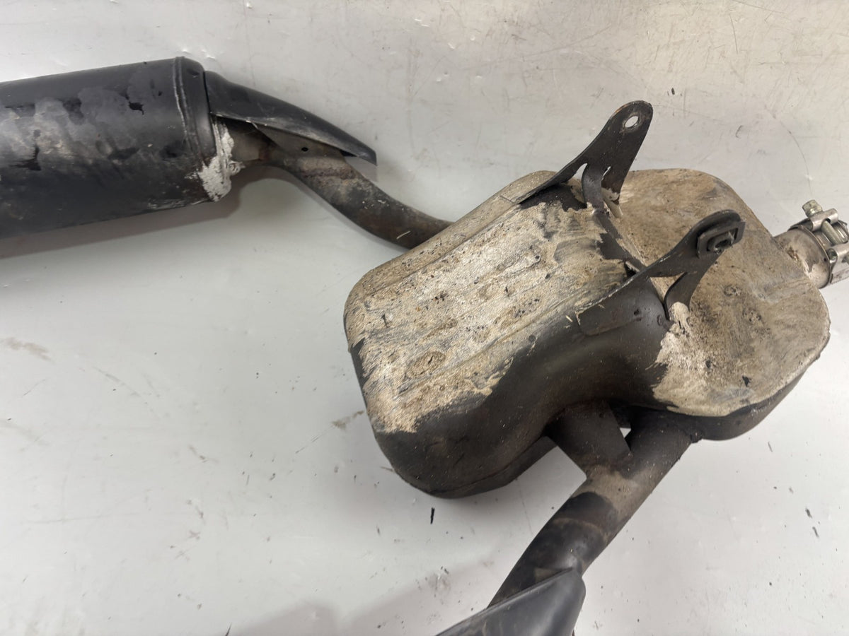 Yamaha TDM 850 3VD Auspuff Exhaust Schalldämpfer Endtopf Sammler Manifold