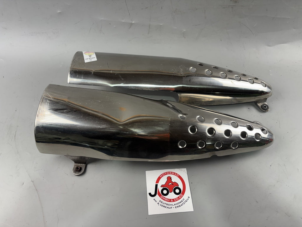 Honda SLR 650 Vigor FX 650 RD09 Auspuffblenden Blech Abdeckung Cover Deckel