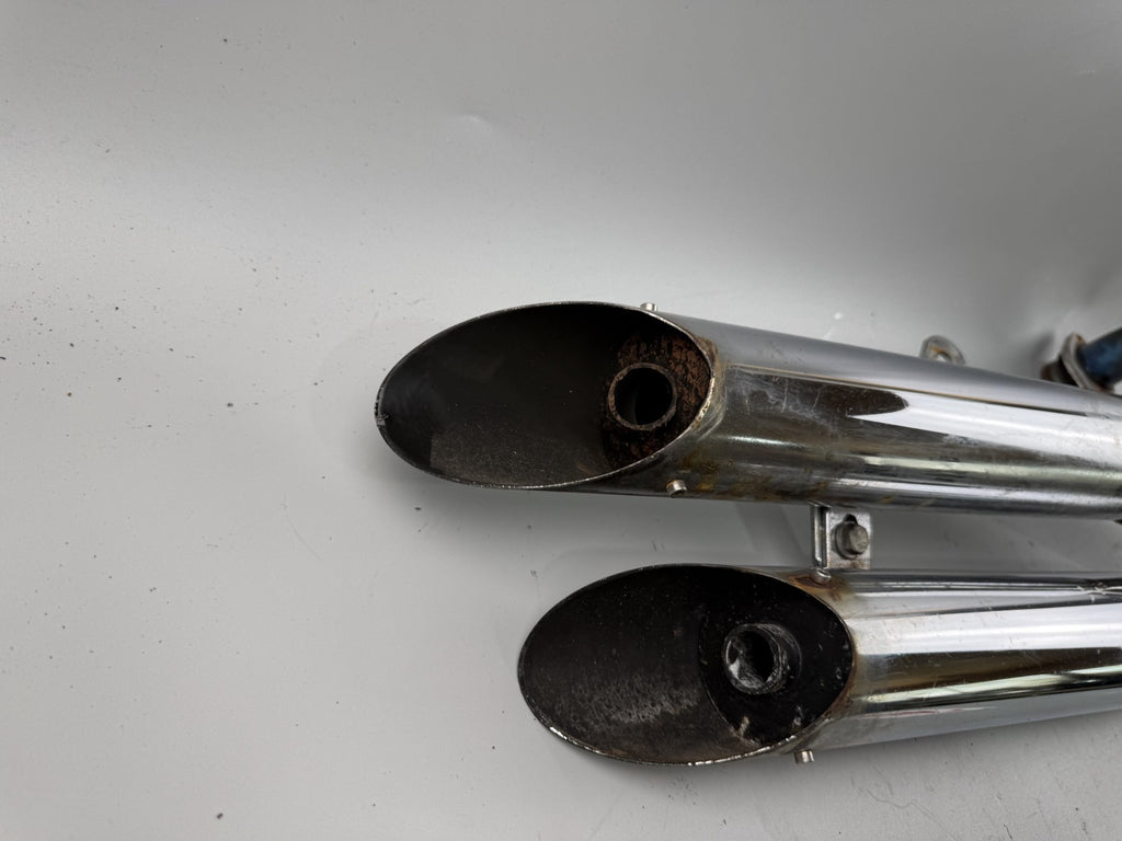 Yamaha XV535 3BR 2YL Virago Auspuffanlage Auspuff Exhaust Schalldämpfer Krümmer