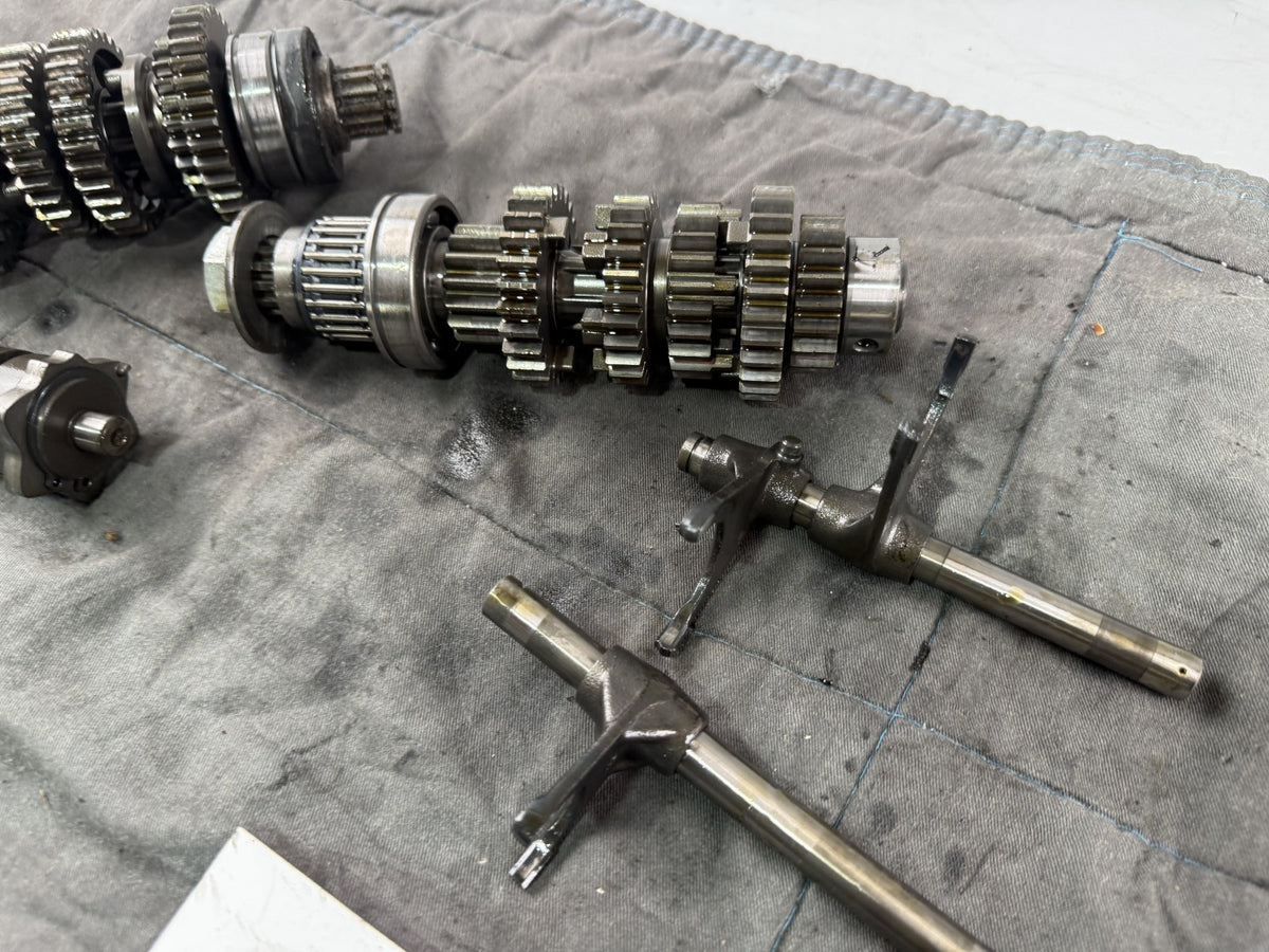 Kawasaki EL250 252 Eliminator Getriebe Getriebewelle Schaltwalze Klaue Motor