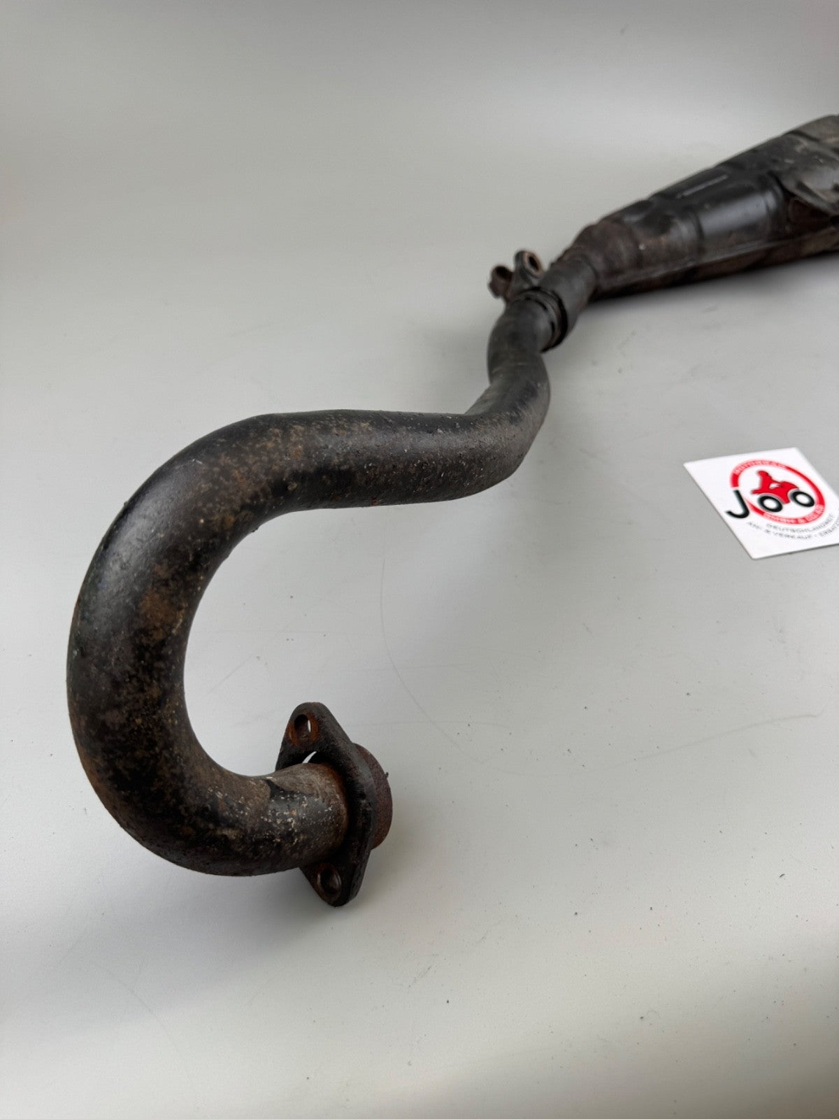 Suzuki DR 125 SF44A Auspuff Endrohr Endschalldämpfer Krümmer Krümmerrohr