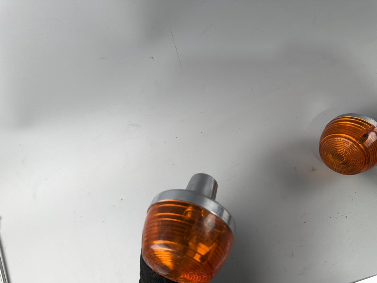 Honda CX500 Güllepumpe Blinker turn Signal Holder Halterung Blinkerpaar
