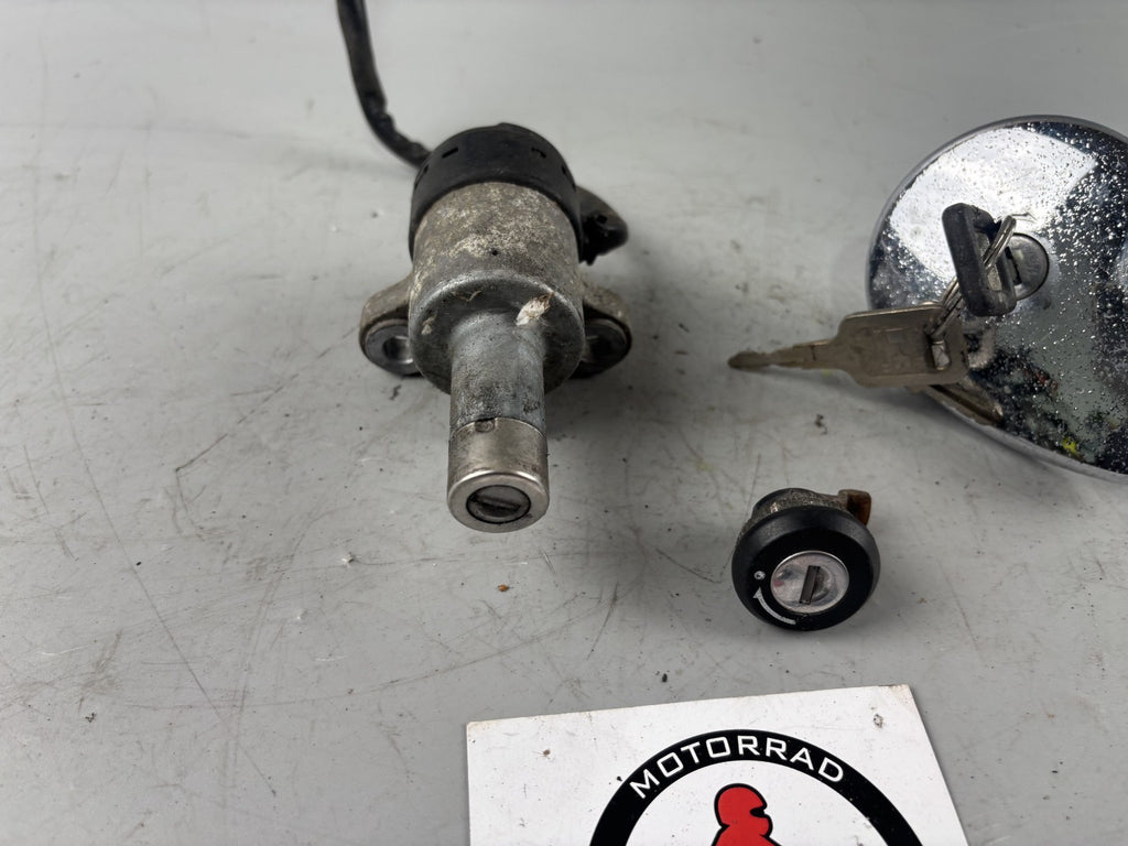 Kawasaki EL250 252 Eliminator Schlosssatz Key lock Zündschloss Sitzbank Tank