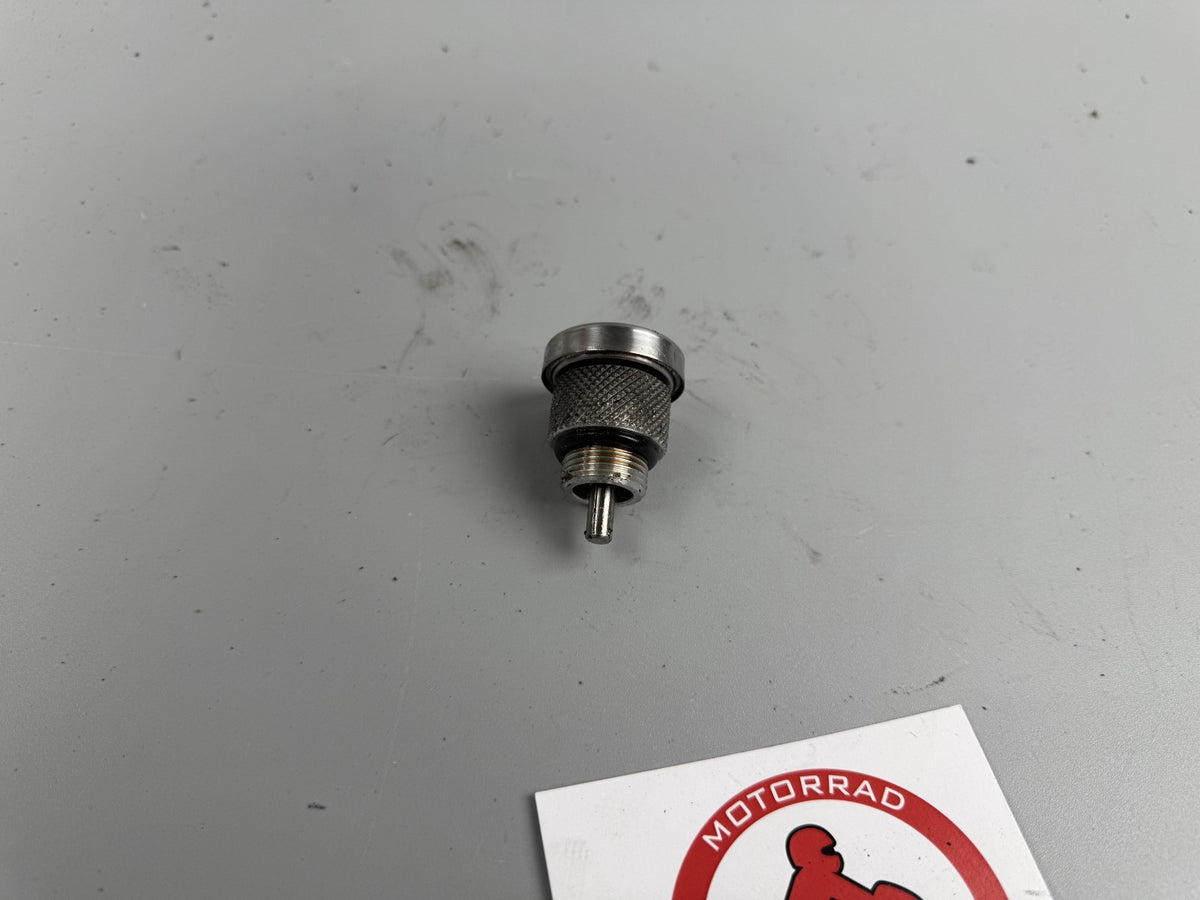 Suzuki GSX 750 AE Inazuma ölthermostat Ölmessstab Deckel Cover