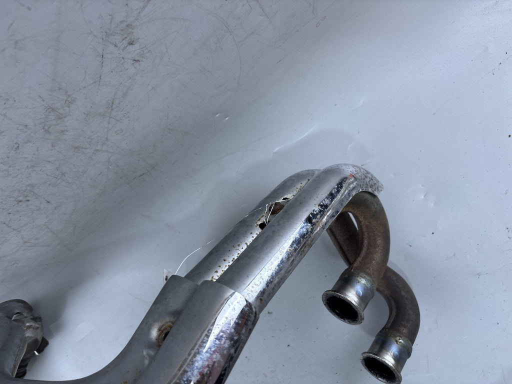 Kawasaki EL250 252 Eliminator Auspuff Exhaust Auspuffanlage Krümmer Downpipe