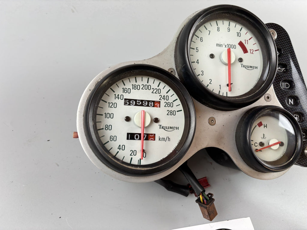 Triumph Daytona 955 T 595 Tacho Cockpit Speedometer  Drehzahlmesser Instrumente