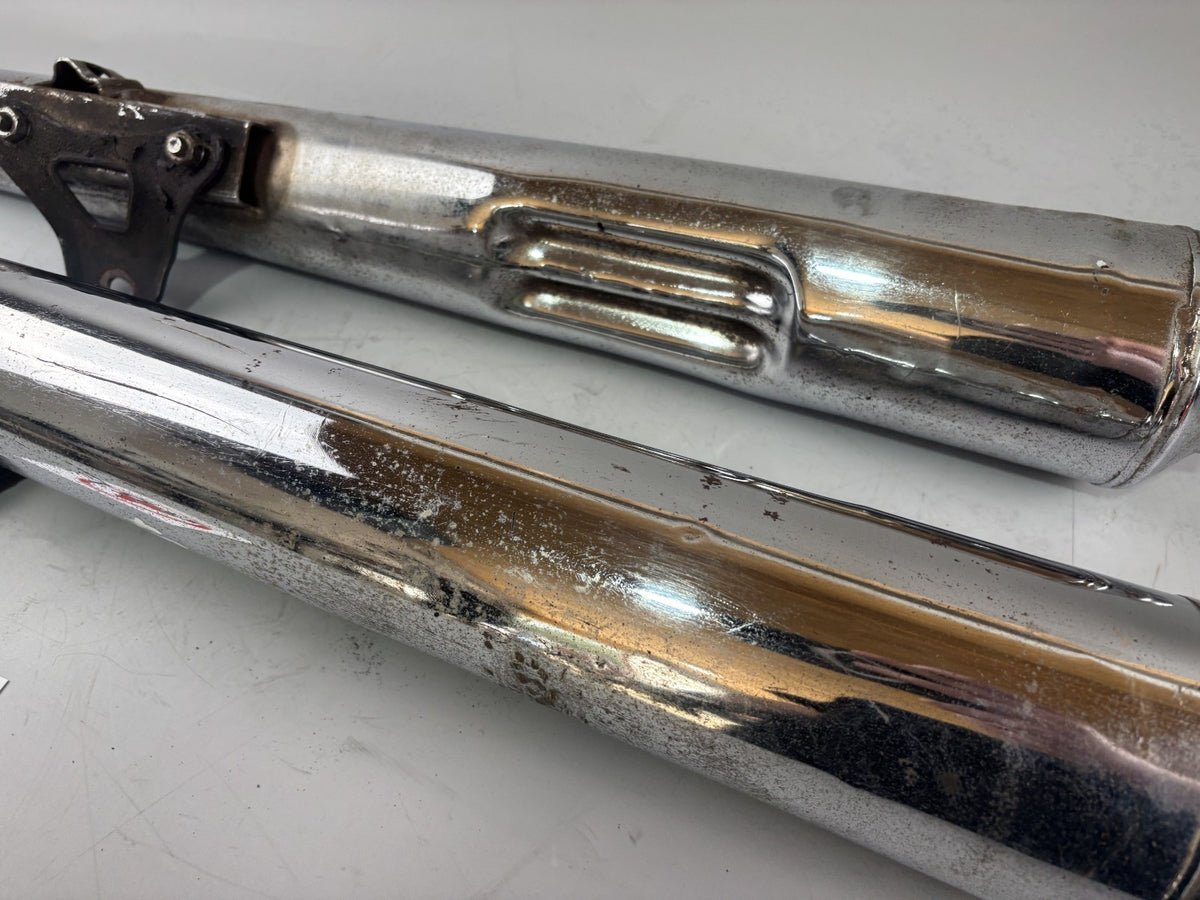 Yamaha XS400 2A2 Auspuff Endtopf Schalldämpfer Exhaust