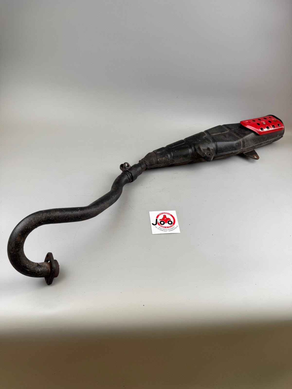 Suzuki DR 125 SF44A Auspuff Endrohr Endschalldämpfer Krümmer Krümmerrohr