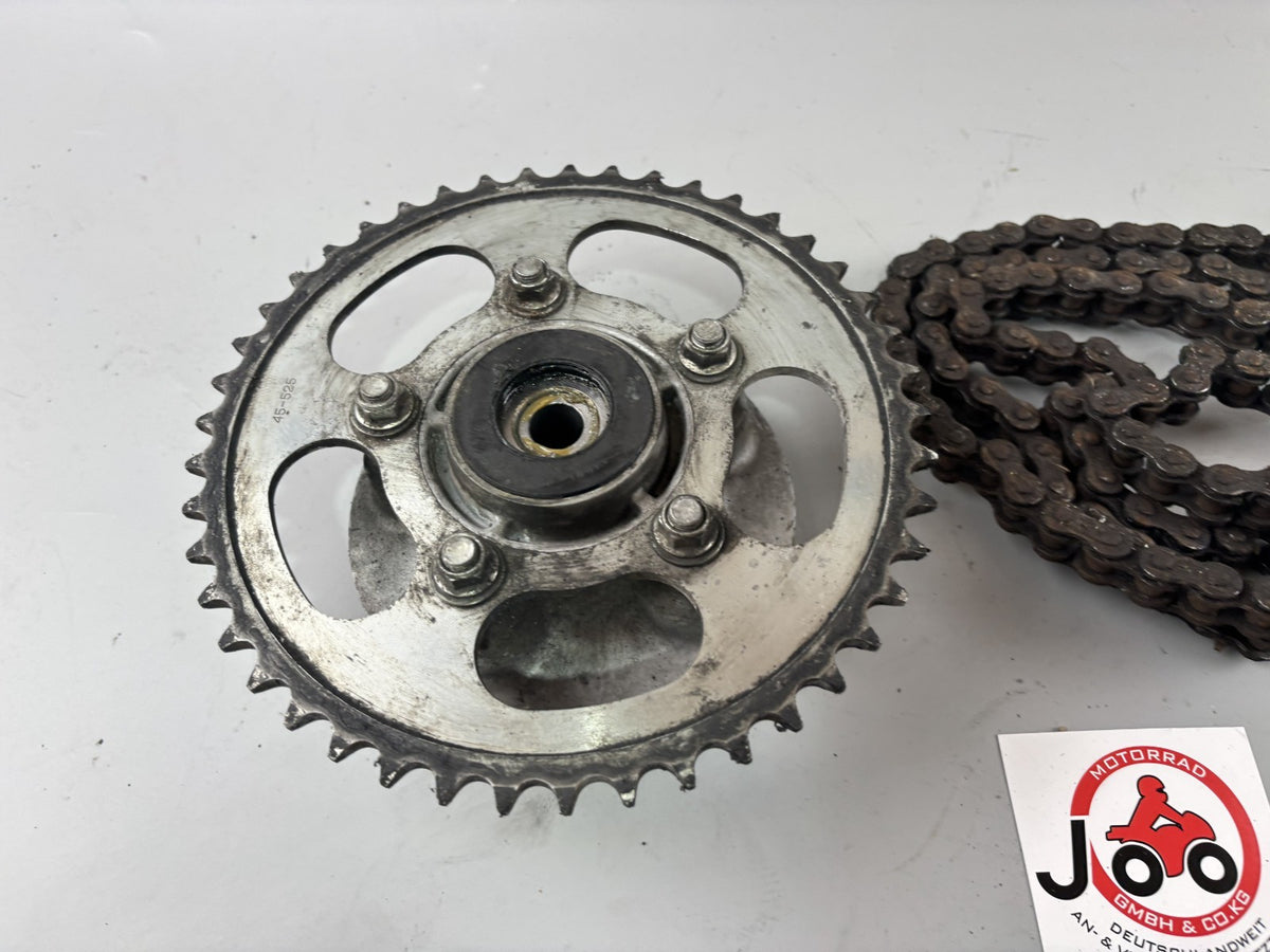 Suzuki SV650 N AV Kettenkit Kettensatz Chain Kettenradträger
