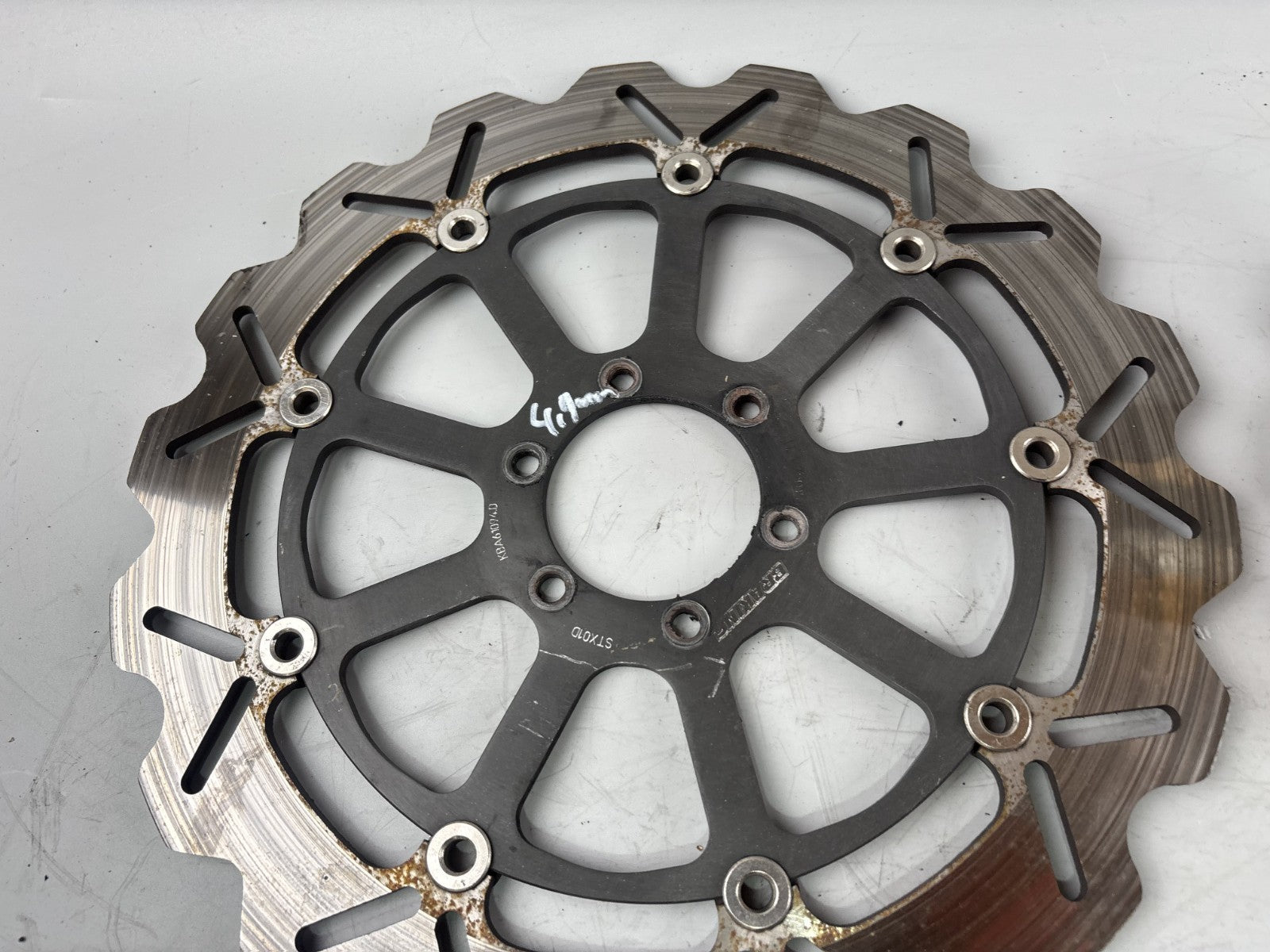 Yamaha XJR1200 4PU Bremsscheibe Bremsscheiben Brakedisc vorne front 4,9mm