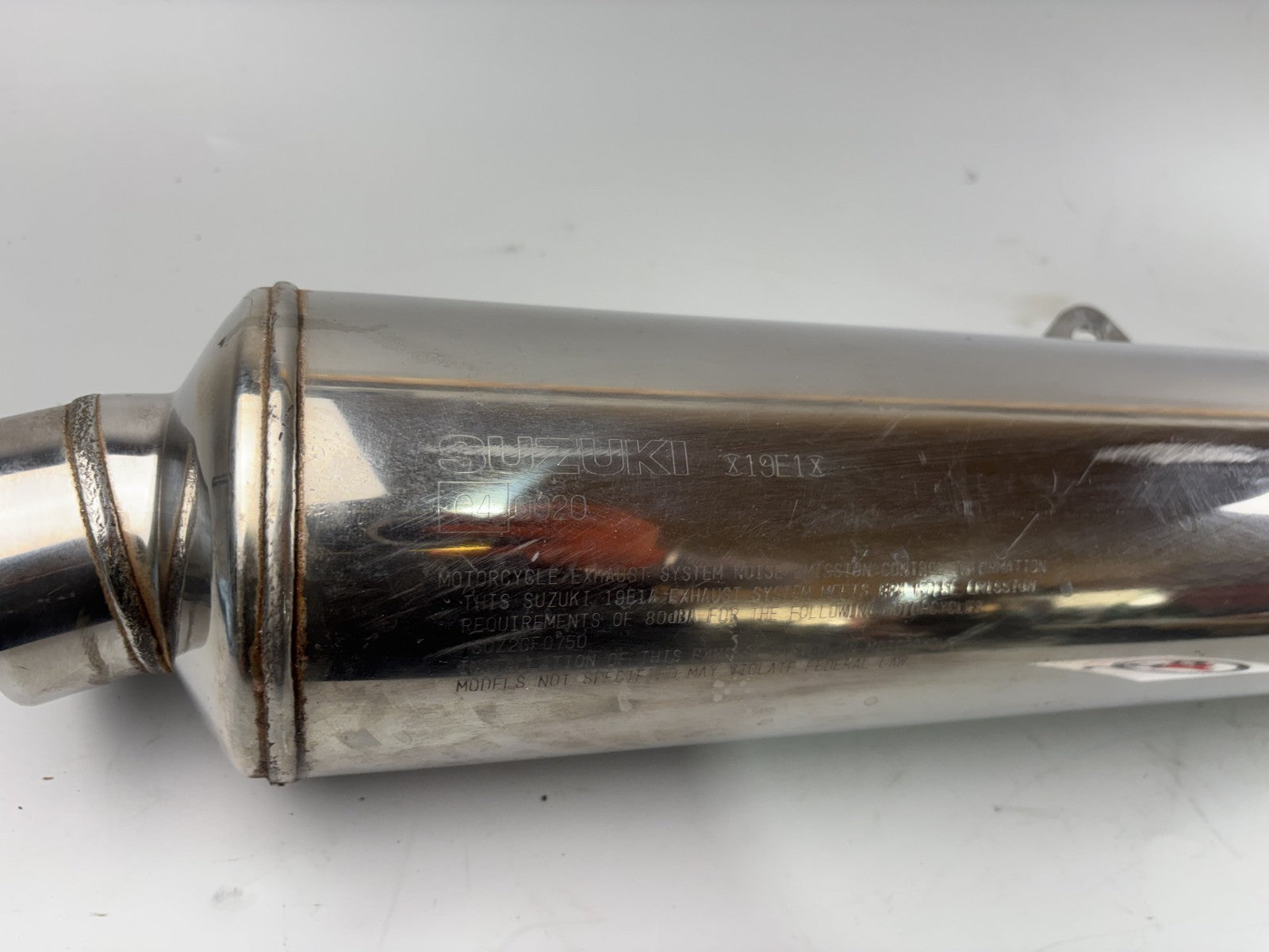 Suzuki GSX 750 F AK11 Auspuff Exhaust Schalldämpfer Endtopf