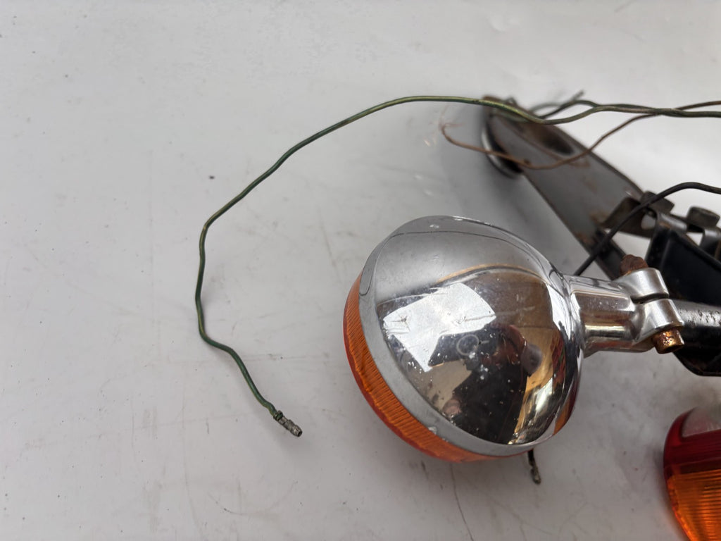 Honda GL1 GL1000 Goldwing Kennzeichenhalter Blinker Spritzschutz Fender Turn