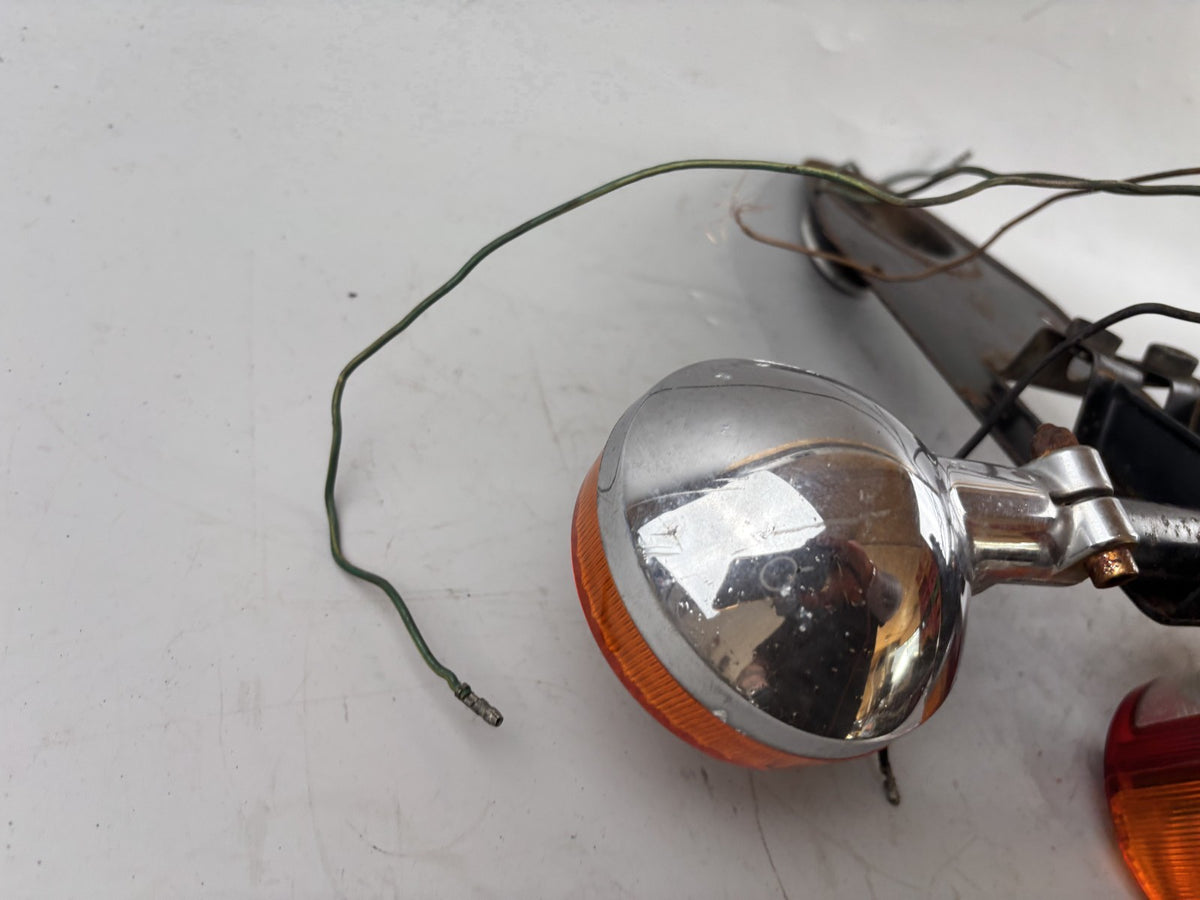 Honda GL1 GL1000 Goldwing Kennzeichenhalter Blinker Spritzschutz Fender Turn