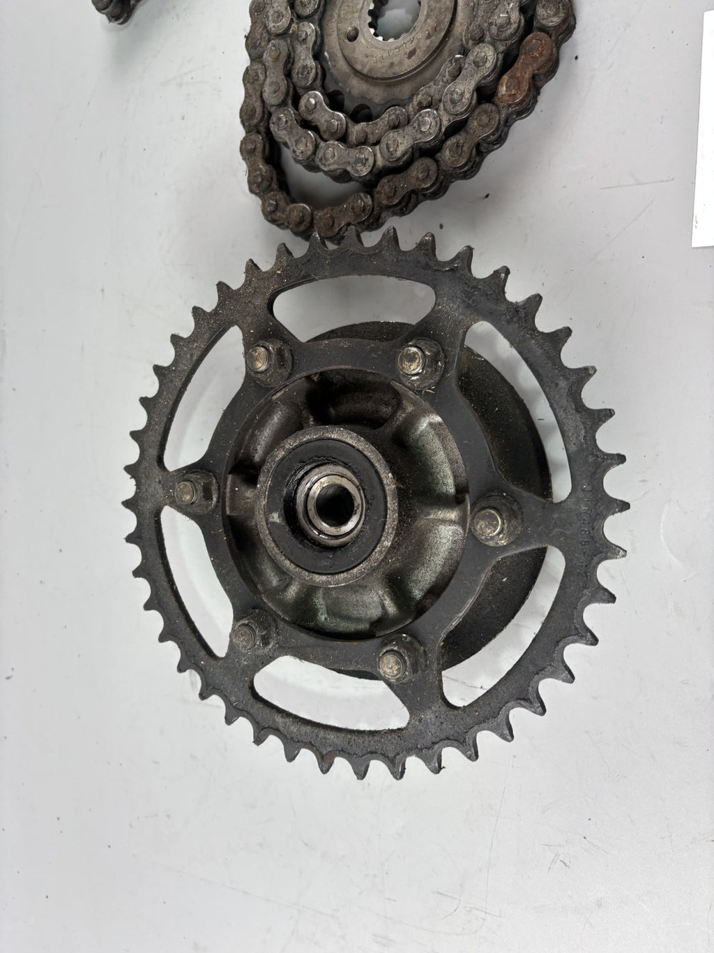 Kawasaki ER 5 EX500A Kettensatz Kettenkit Chain Antrieb Ritzel Kettenradträöger
