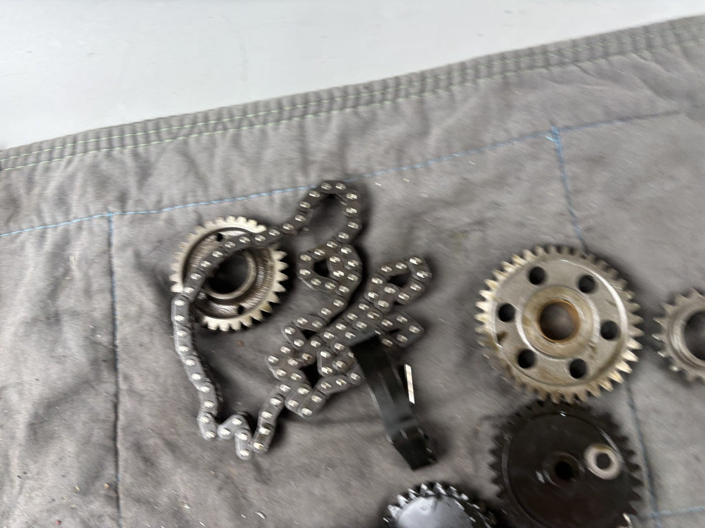 KTM LC4 620 SC Supercompetition Anlasserfreilauf Zahnrad Kette Chain Steuerkette