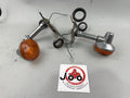 Suzuki GN250 NJ42A Blinkerpaar Blinker turn Signal vorne Halterung Scheinwerfer