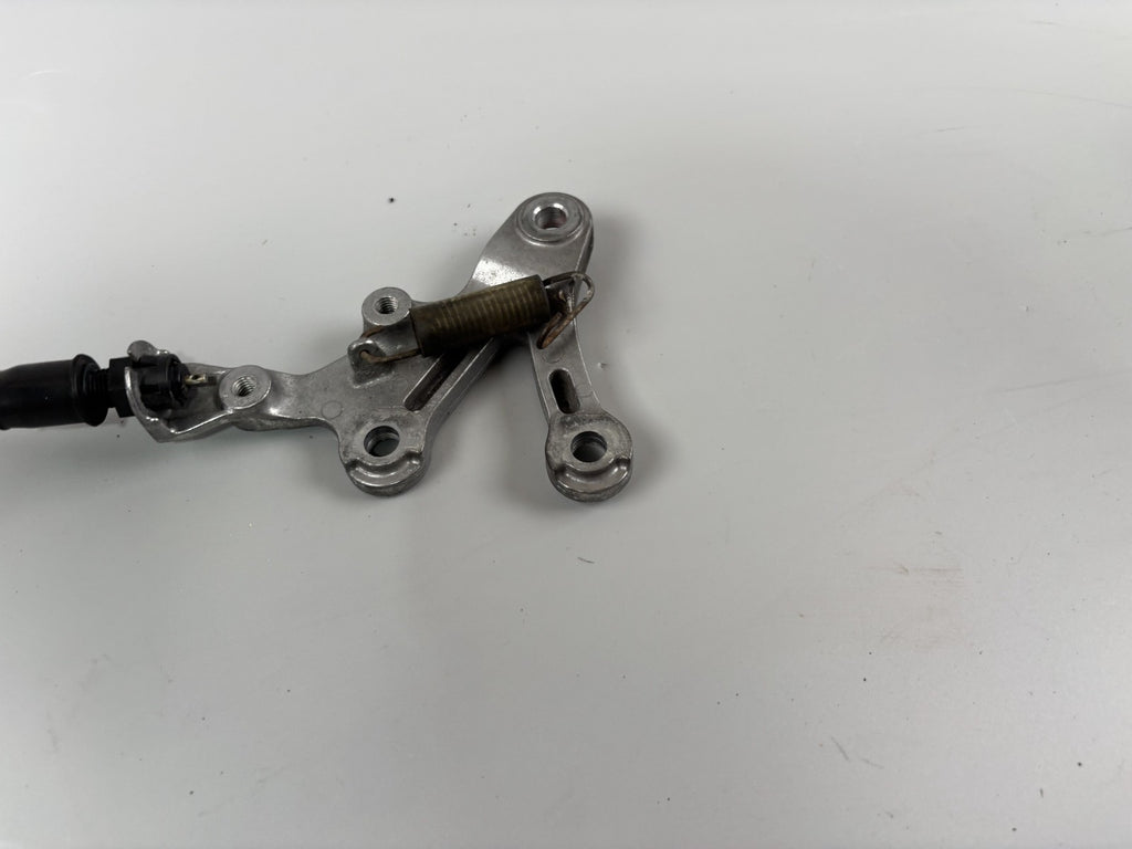 Kawasaki ZX6R ZX636 A 2002 Fußraste halteplatte rechts right Bremslichtschalter
