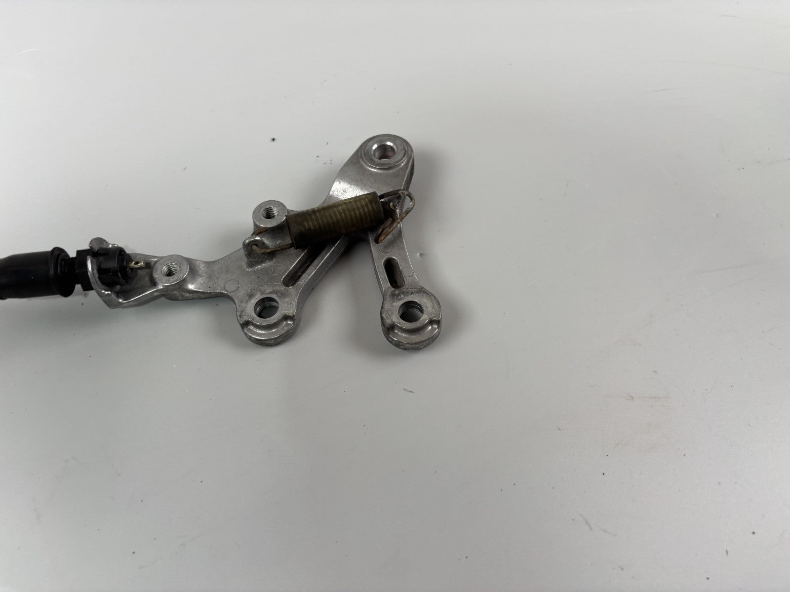 Kawasaki ZX6R ZX636 A 2002 Fußraste halteplatte rechts right Bremslichtschalter
