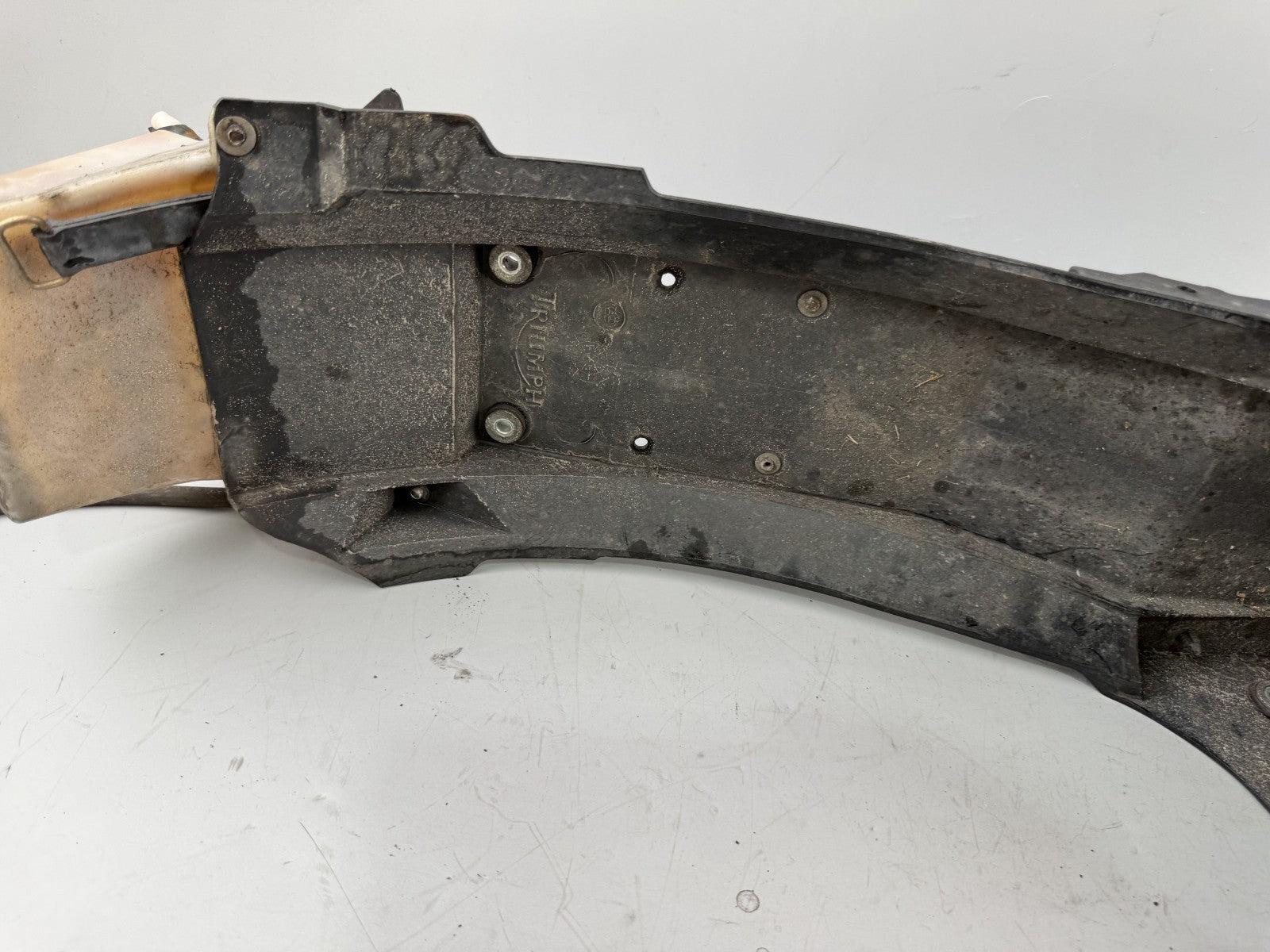 Triumph Daytona 1200 T300D Heckuntersicht Fender Spritzschutz hinten heck unter