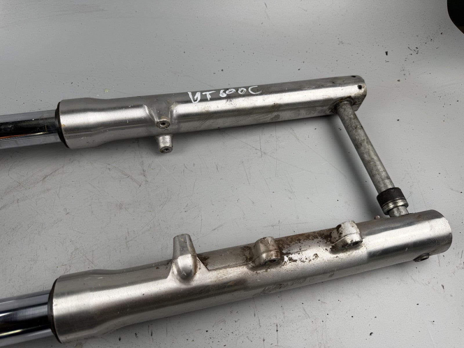 Honda VT600C Shadow Gabel Tauchrohr Standrohr Gabelbrücke Bridge Federung Fork