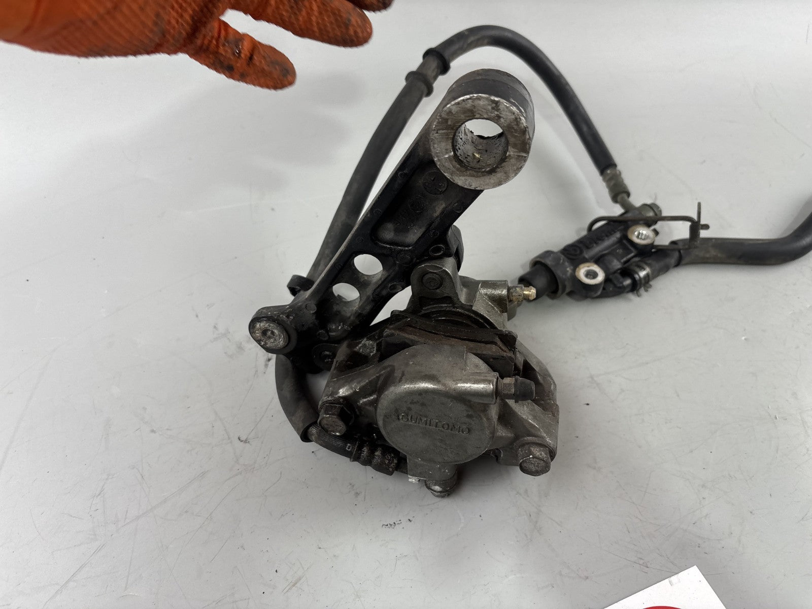 Yamaha XJR1300 RP02 Bremsanlage Brake Bremse Sattel Hinten back Pumpe