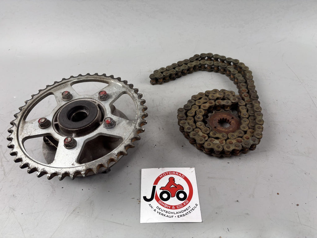 Suzuki RF 600 R GN76A Kettensatz Chain Kettenkit Kettenradträger Antrieb