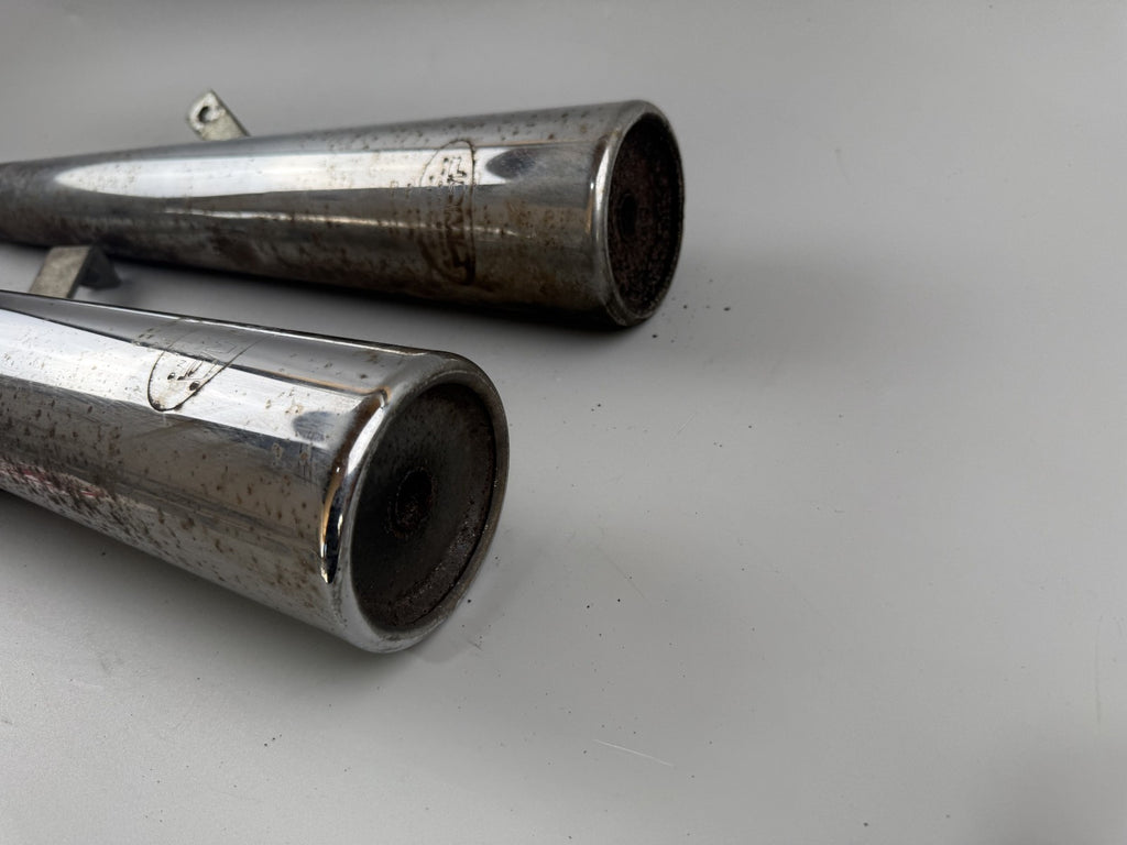 Honda CX500 Auspuff Exhaust Endtopf Schalldämpfer rechts links JAMA
