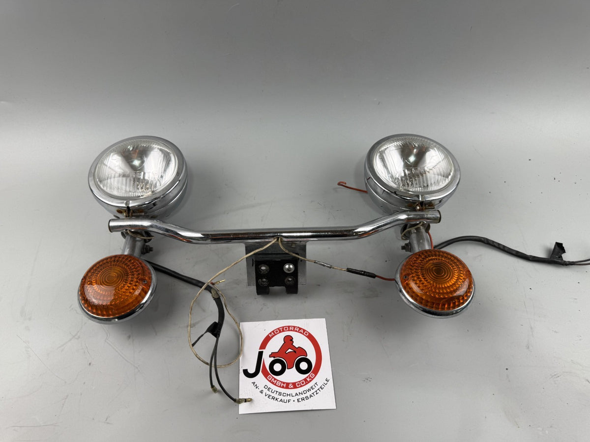 Yamaha XV535 3BR 2YL Virago Zusatz Scheinwerfer front Maske Blinker vorne Geweih