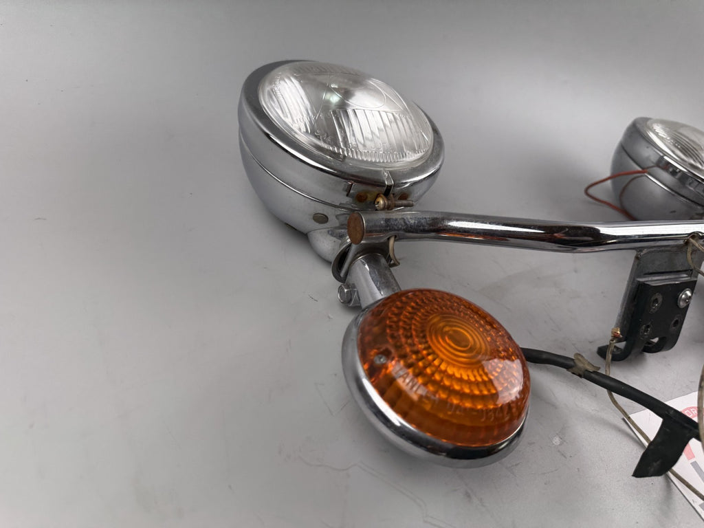Yamaha XV535 3BR 2YL Virago Zusatz Scheinwerfer front Maske Blinker vorne Geweih