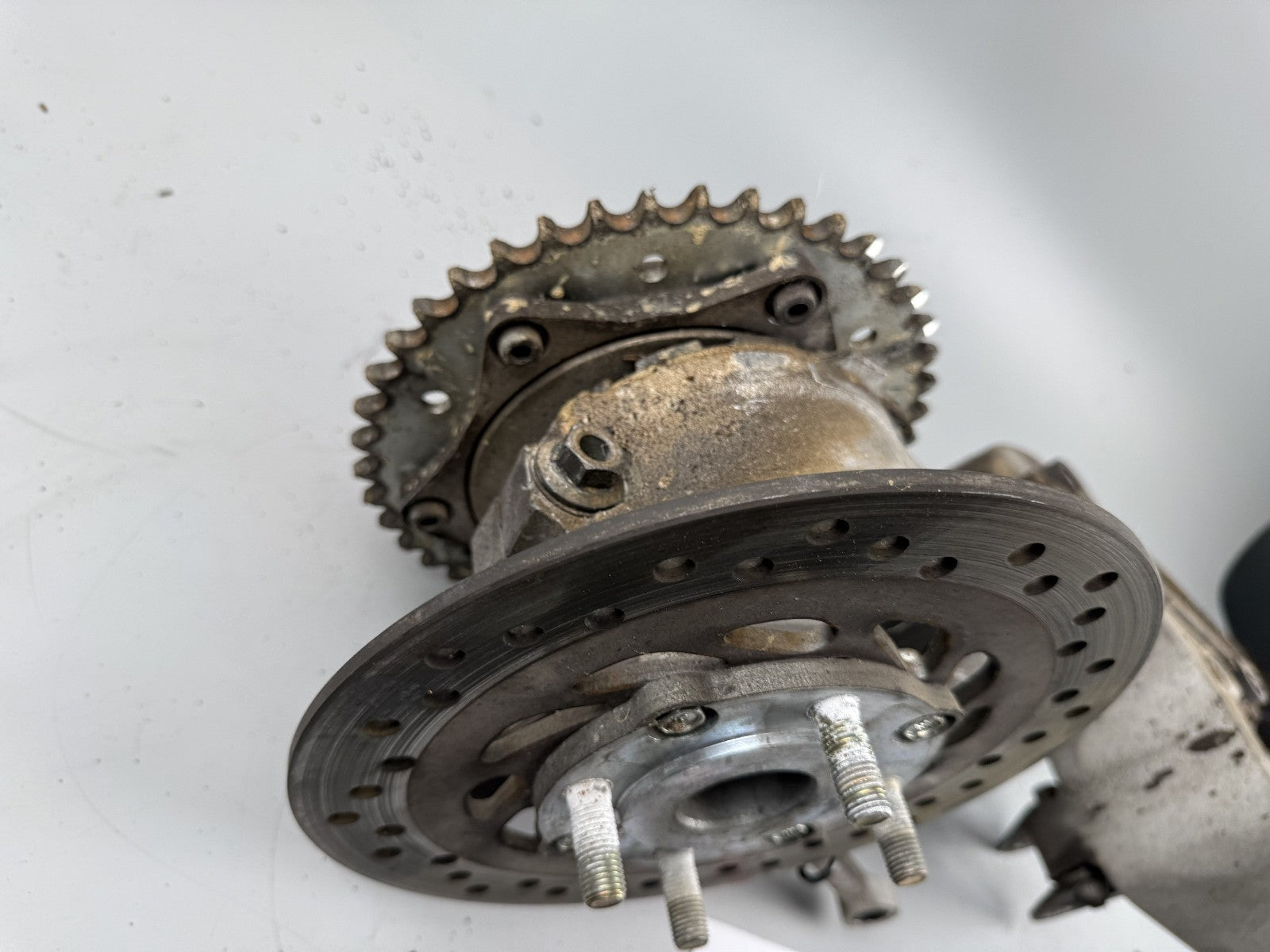 Honda VFR800 RC46 FI Kardan Schwinge Bremsscheibe Ritzel Antrieb Hinterrad