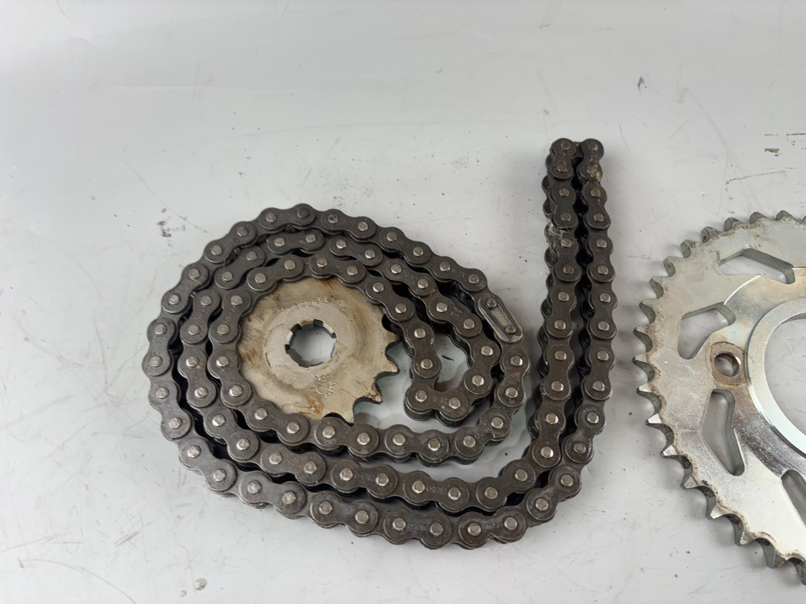 Yamaha XS400 2A2 Kettenkit Kettensatz Chain Kettenrad Ritzel