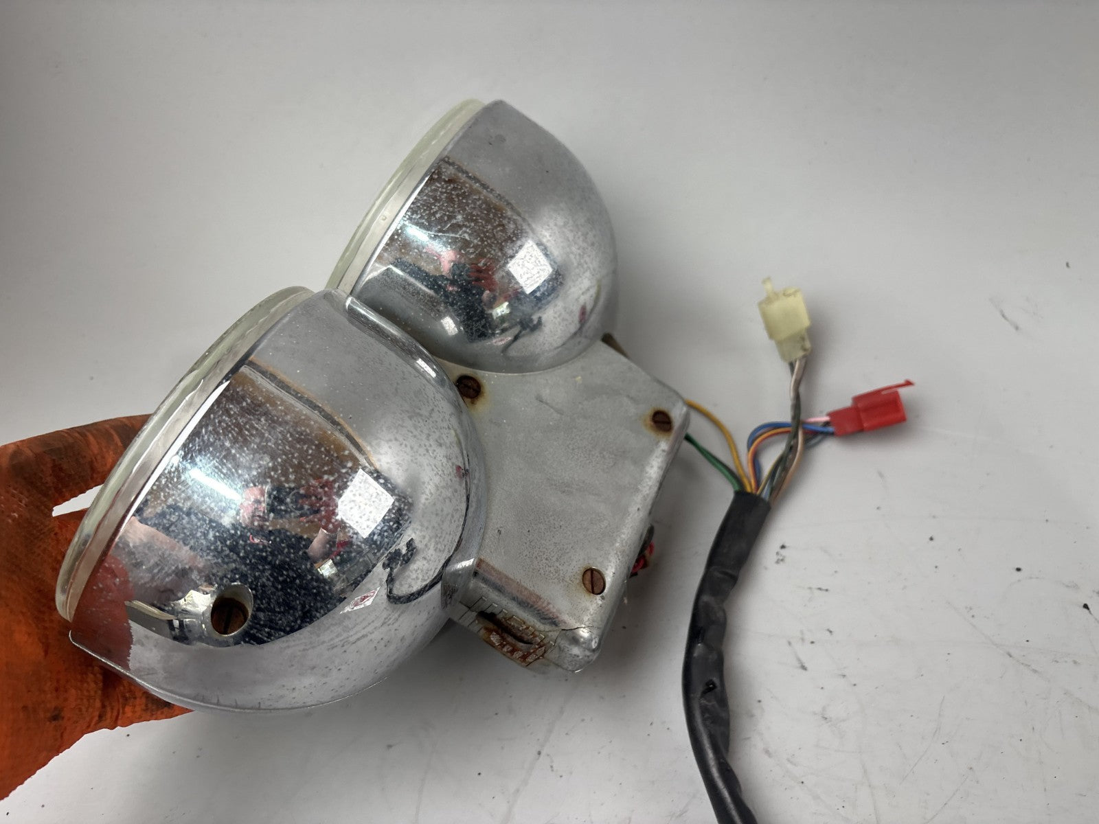 Yamaha XJR1300 RP02 Scheinwerfer Headlight fornt vorne Maske Kanzel