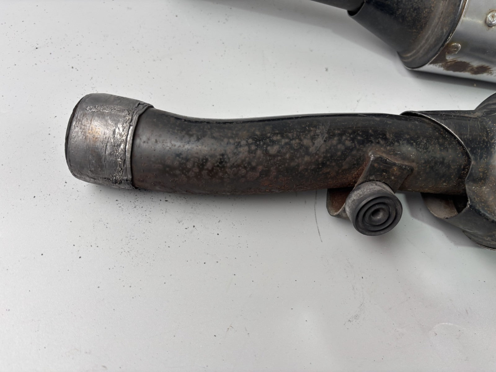 Kawasaki ZZR600D ZX600D Auspuff Exhaust Schalldämpfer Endtopf rechts links