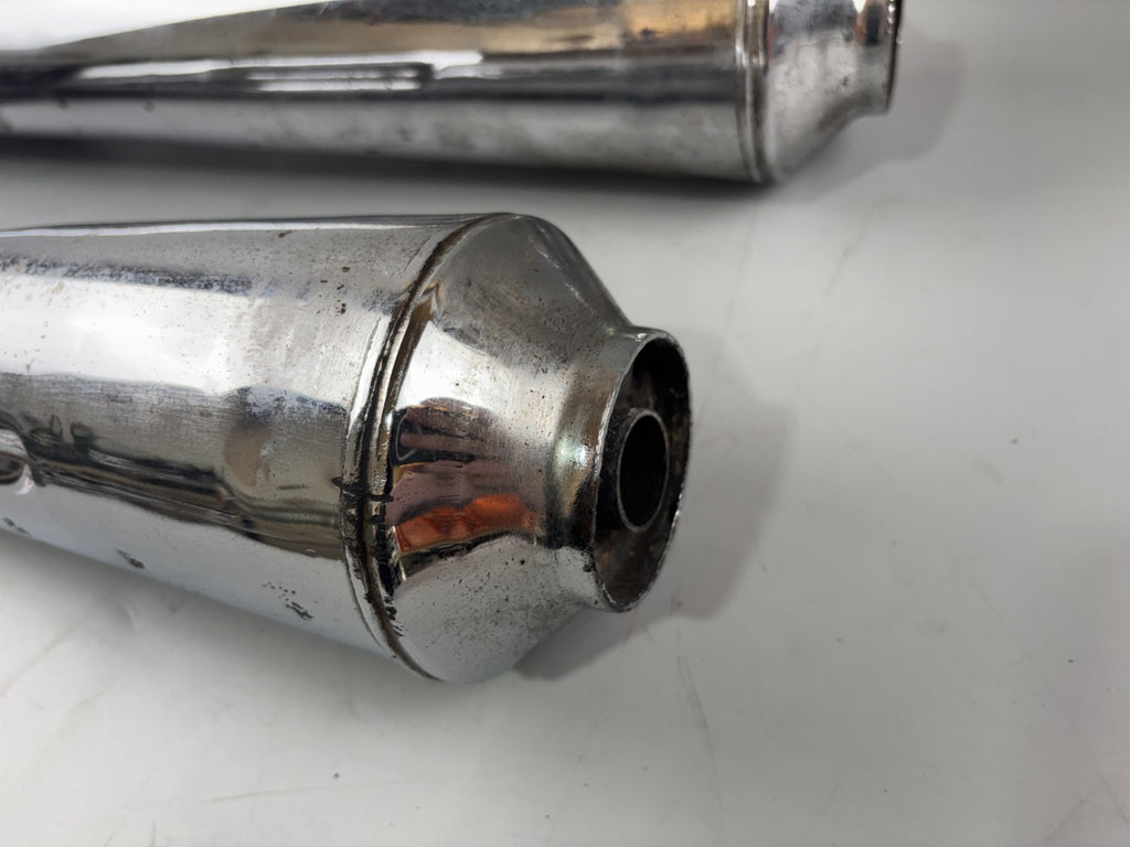 Yamaha XS400 2A2 Auspuff Endtopf Schalldämpfer Exhaust