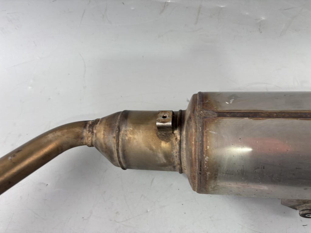 Honda SLR 650 Vigor FX 650 RD09 Exhaust Auspuff Endtopf Schalldämpfer links left