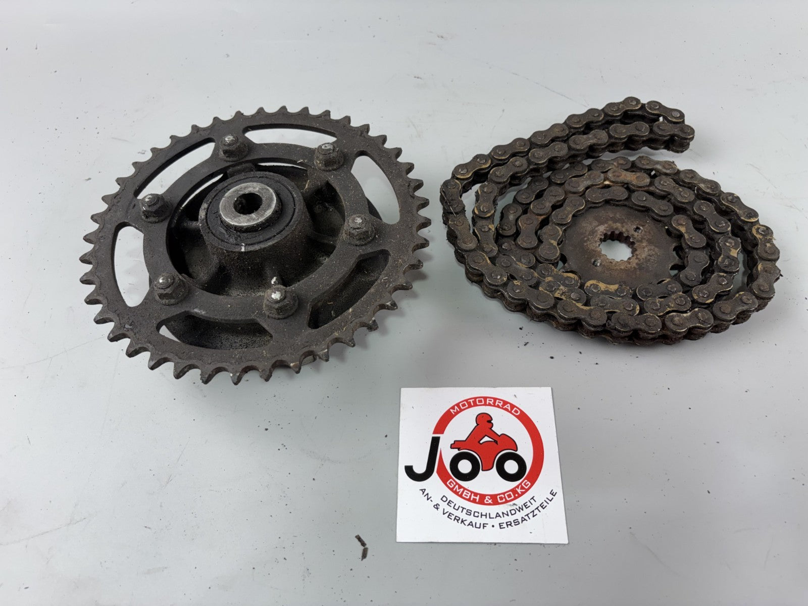 Kawasaki EX500D GPZ500S Kettenkit Kettensatz Chain Ritzel Kettenrad Träger