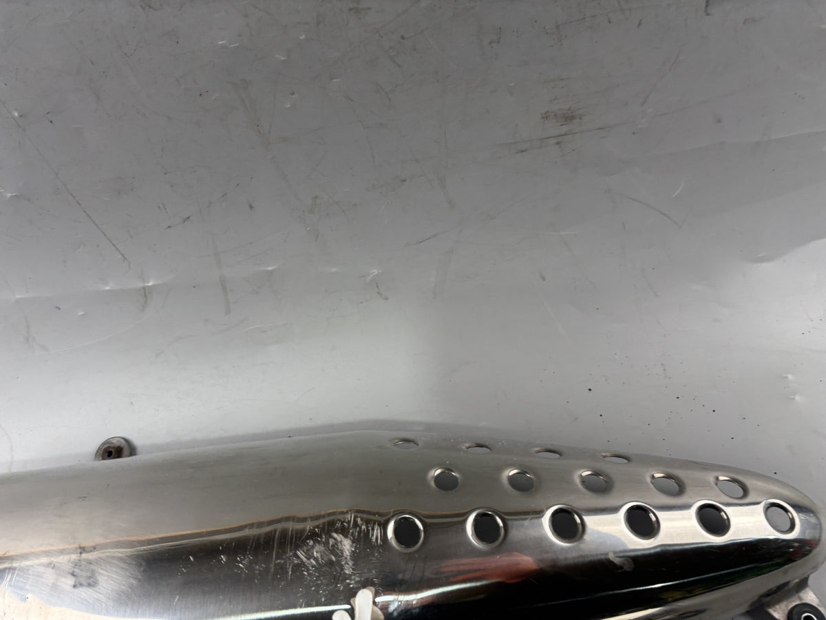 Honda SLR 650 Vigor FX 650 RD09 Auspuffblenden Blech Abdeckung Cover Deckel