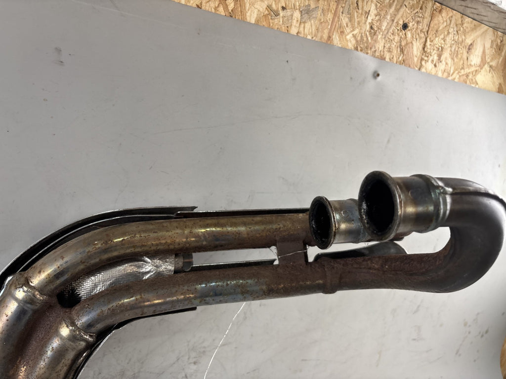 Kawasaki EL250 252 Eliminator Auspuff Exhaust Auspuffanlage Krümmer Downpipe