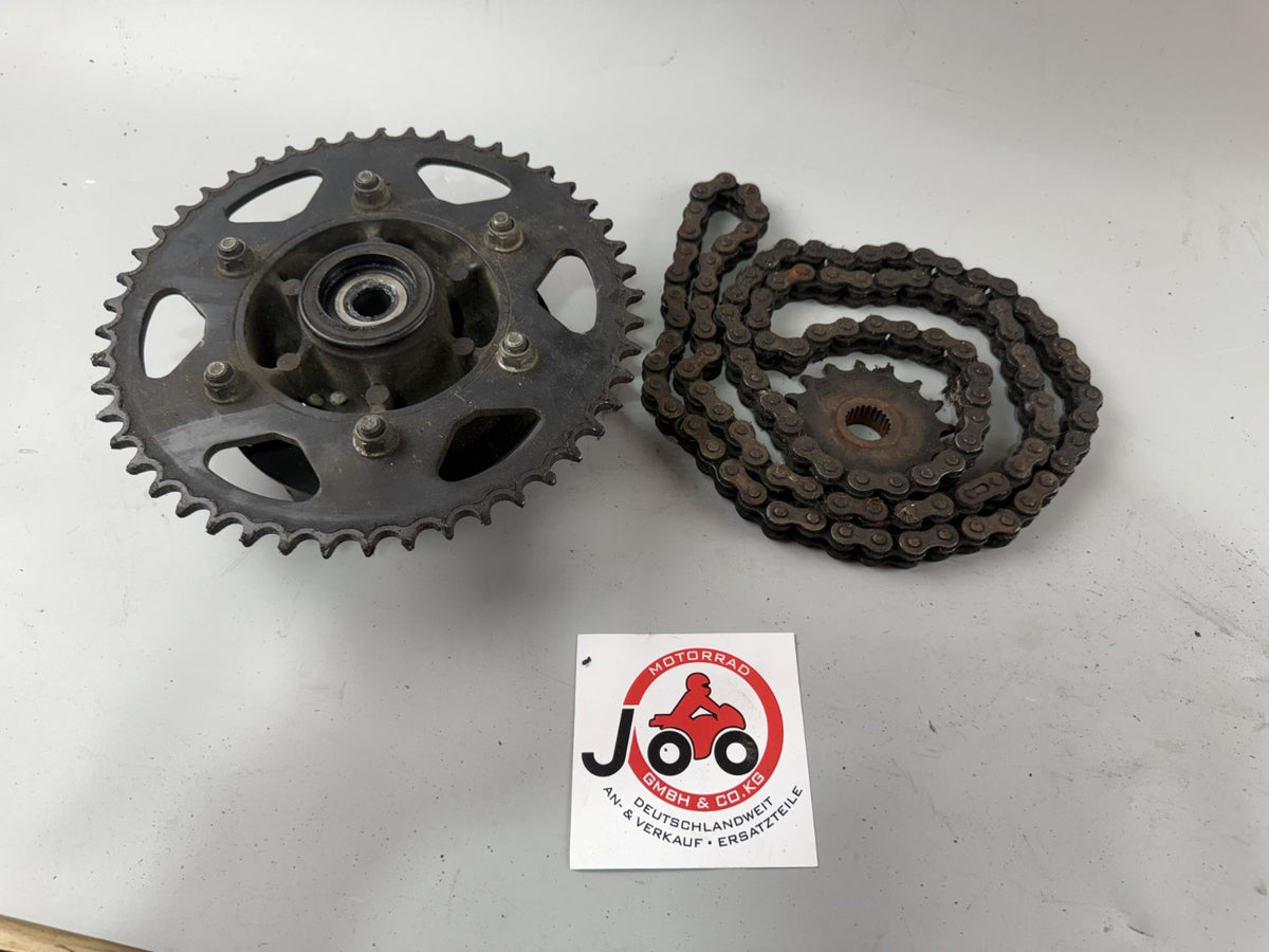 Yamaha XJ 600 Diversion 4BR 4LX Kettensatz Kettenkit Kettenrad Ritzel Chain