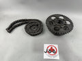 Suzuki GSX 750 AE Inazuma Kettensatz Chain Ritzel Kettenrad Antrieb Kettenkit