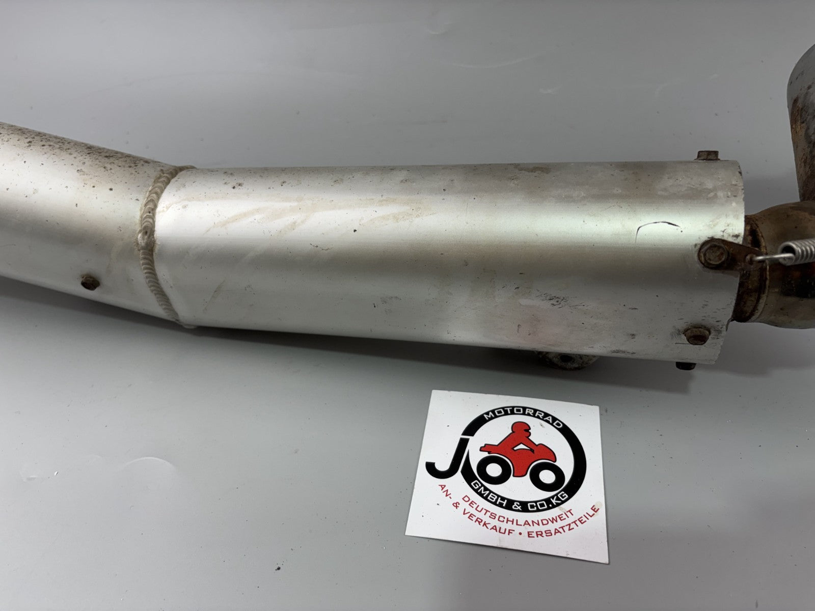 KTM LC4 620 SC Supercompetition Enduro Auspuff Sammler Exhaust Schalldämpfer