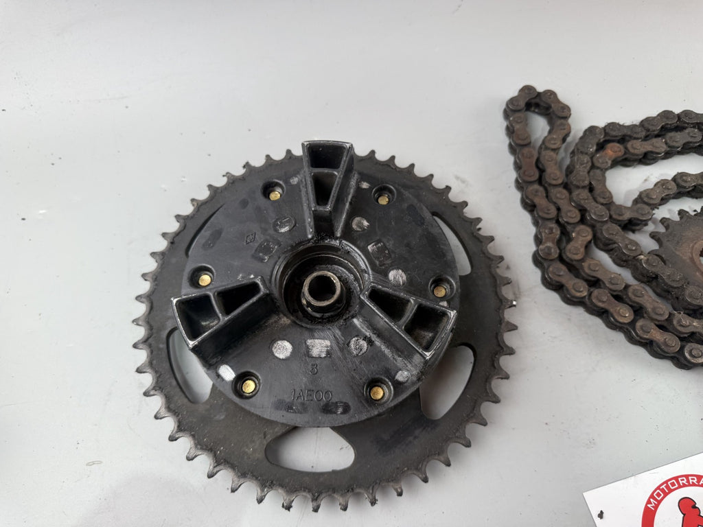 Yamaha XJ 600 Diversion 4BR 4LX Kettensatz Kettenkit Kettenrad Ritzel Chain