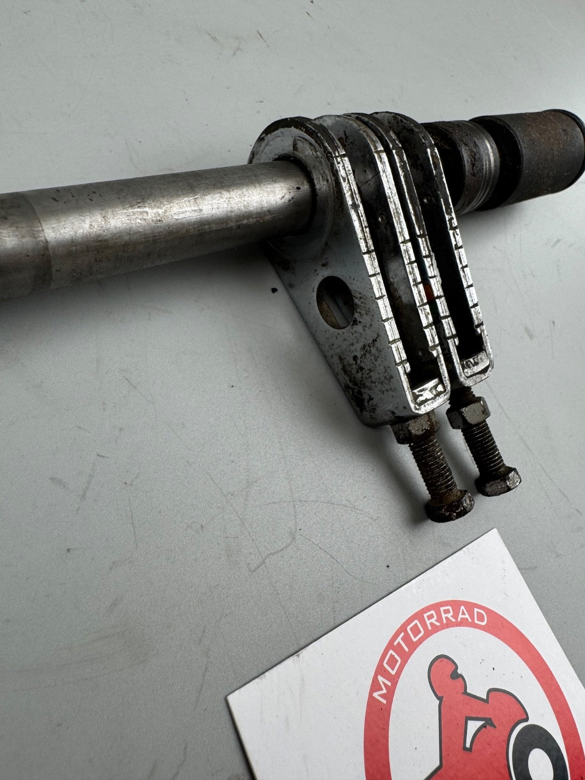 Honda CB 450 N PC14 Steckachse hinten Hinterradachse Kettenspanner Achse