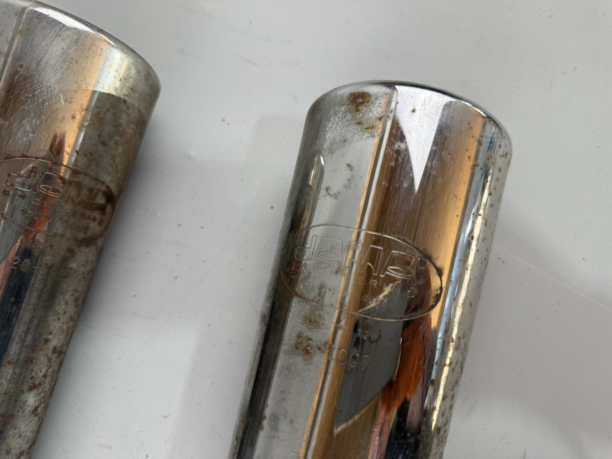 Honda CX500 Auspuff Exhaust Endtopf Schalldämpfer rechts links JAMA
