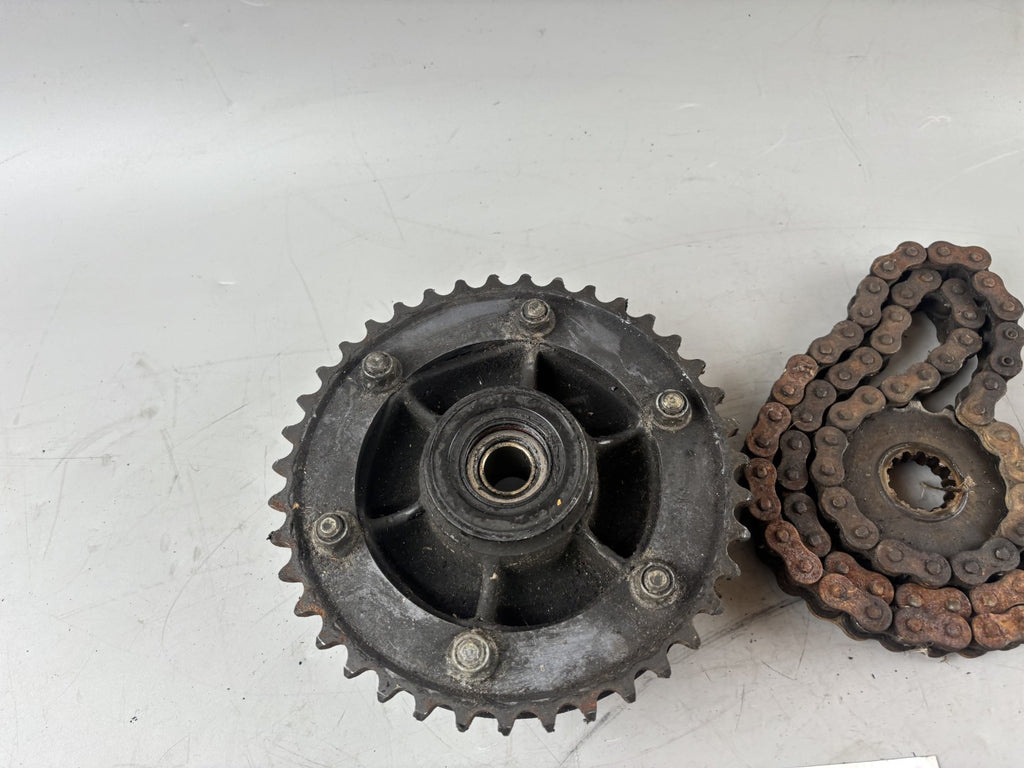 Yamaha FJ1200 3CW 3YA Kettensatz Kettenkit Ritzel Kettenradträger Chain