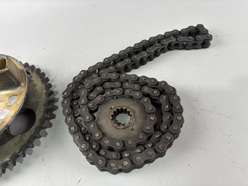 Honda VF 750 F RC15 Kettensatz Kettenit Ritzel Chain Antrieb