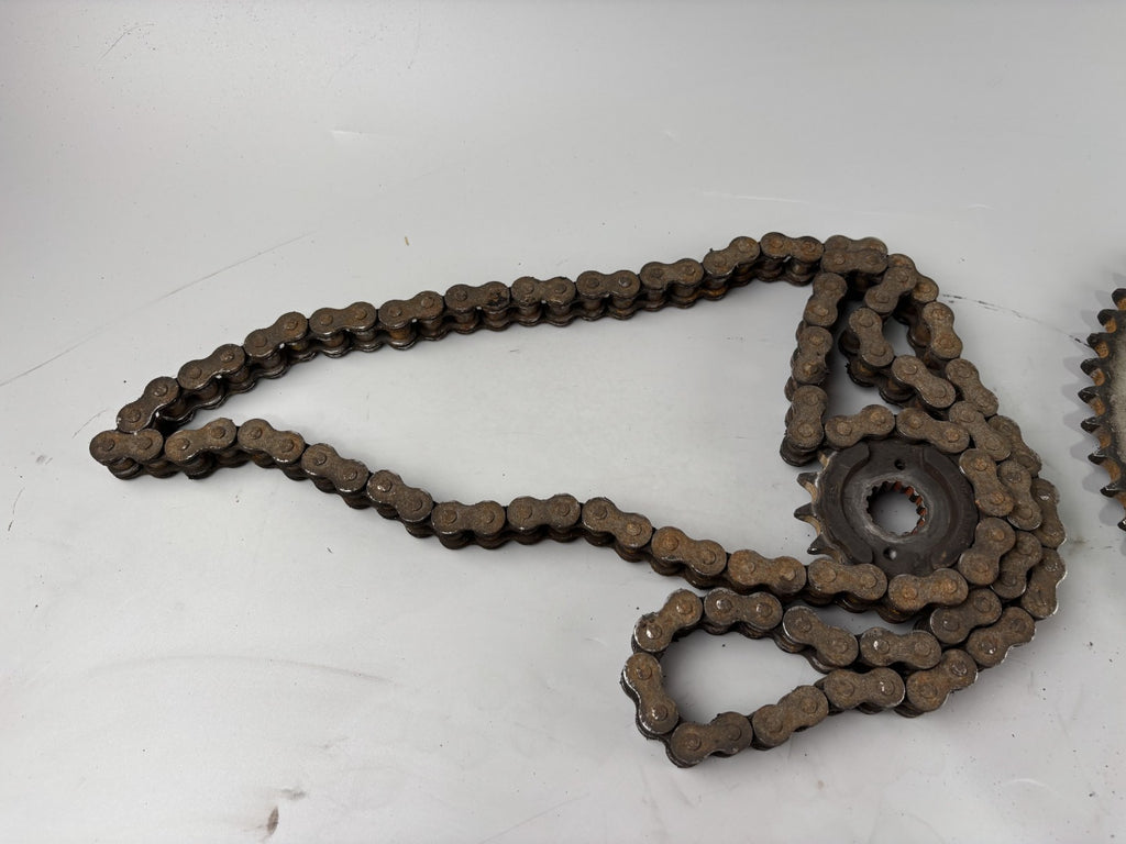Yamaha FZS600 Fazer RJ02 Kettenkit Kettensatz Chain Kettenrad Ritzel