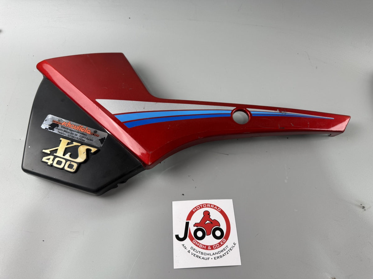 Yamaha XS 400 12E Seitendeckel Sidecover Seitenteil Seitenverkleidung links left