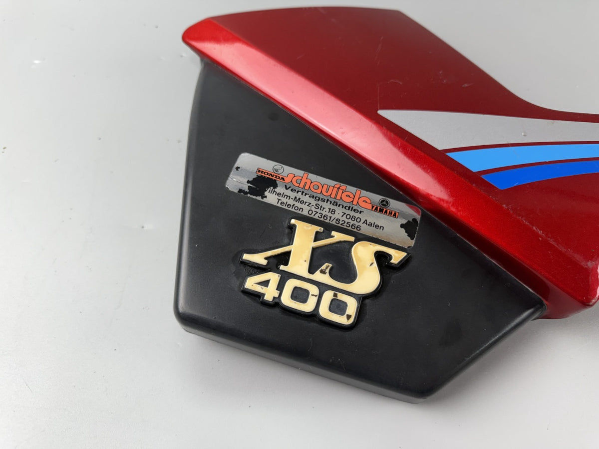 Yamaha XS 400 12E Seitendeckel Sidecover Seitenteil Seitenverkleidung links left