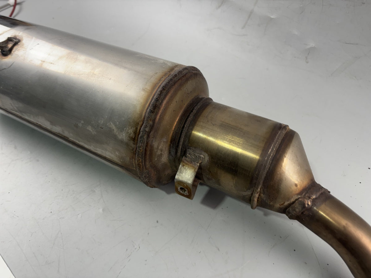 Honda SLR 650 Vigor FX 650 RD09 Exhaust Auspuff Endtopf Schalldämpfer rechts